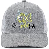 Embroidered Fishing Hat Trucker Hat for Men & Women Adjustable Mesh Cap for Dad Grandpa Mom Grandma - Dad Fishing Gift