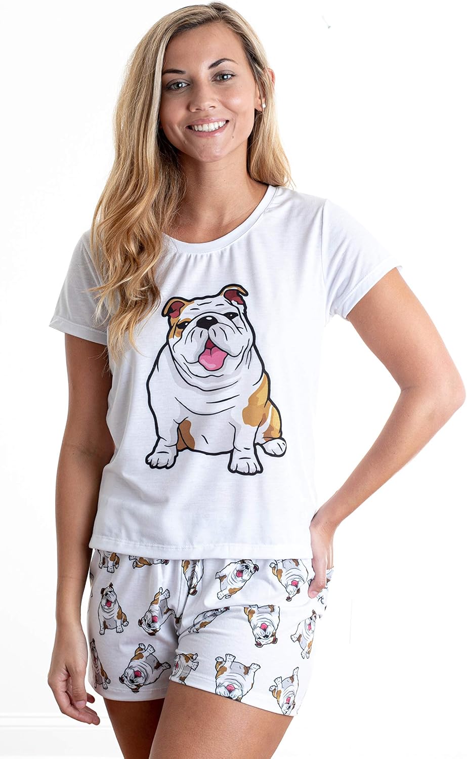 English Bulldog Pajamas For Adults 