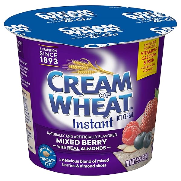CREAM OF WHEAT INSTANT HOT CEREAL TO-GO CUPS,...