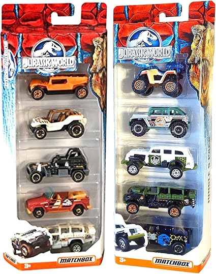 matchbox jurassic world 5 pack