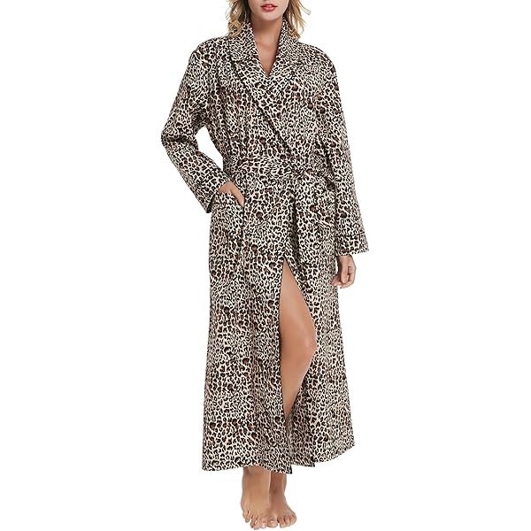 white christmas dresses Women's Brushed Cotton Dressing Gown main image 1