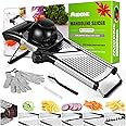 MIDONE Mandoline Slicer - Adjustable Mandoline Slicer for Kitchen, Stainless Steel Mandoline Food Slicer, Mandolin, Potato Sl