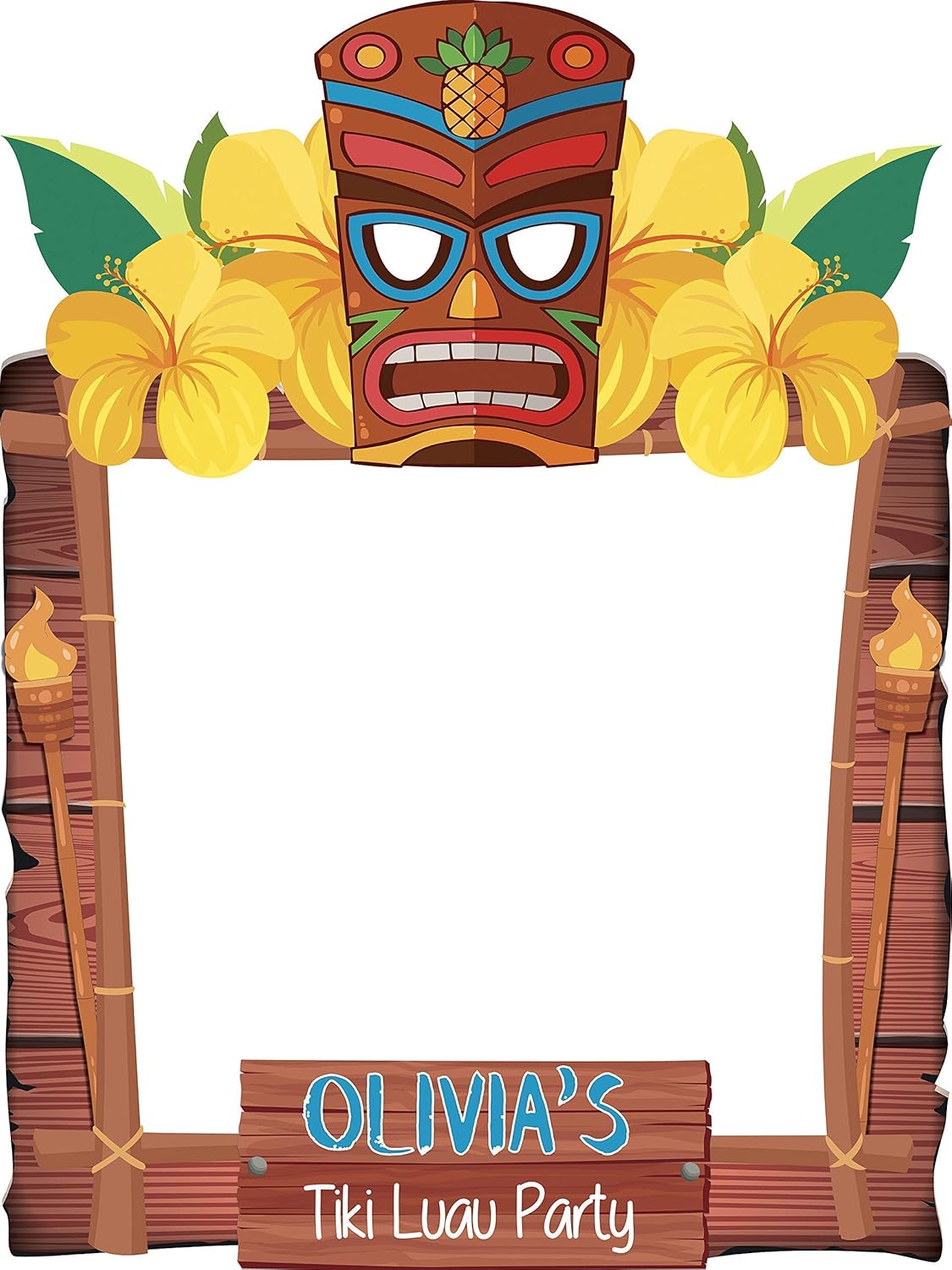 Amazon Com Personalized Custom Tiki Luau Party Luau Party Photo