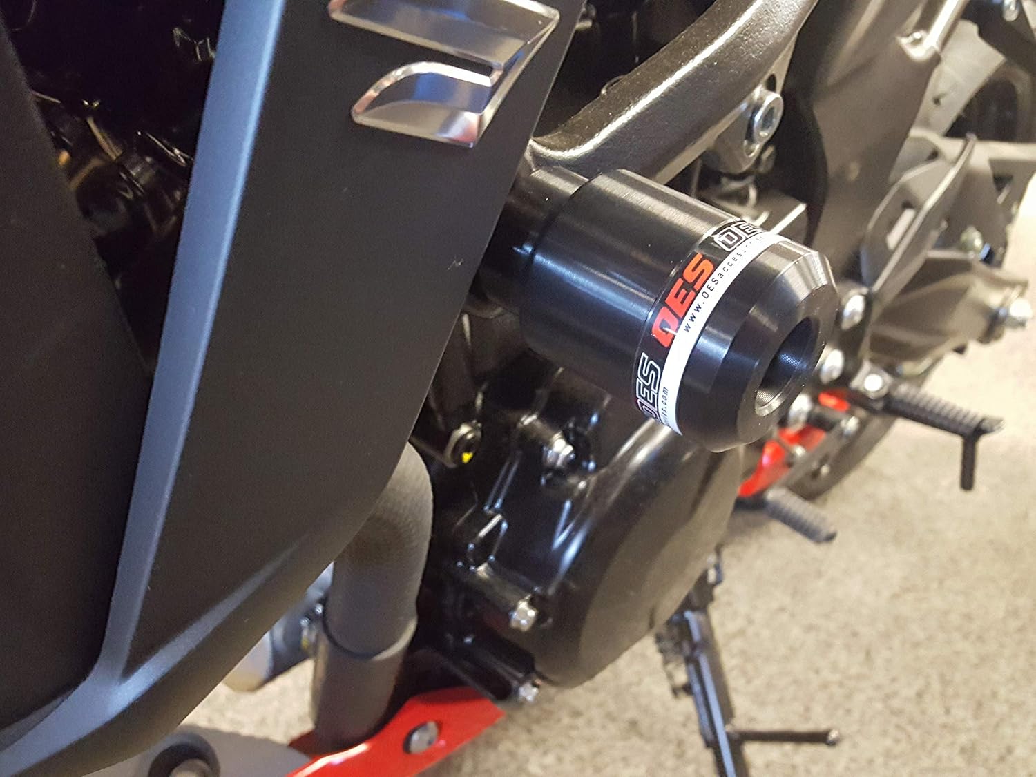 OES Carbon Frame Sliders 2018 2019 Suzuki GSXS750 GSXS750 Blue