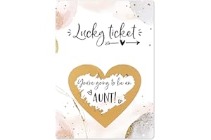 Joli Coon Pregnancy announcement scratch off cards - You are going to be an aunt - Auntie pregnancy scratch off announcement