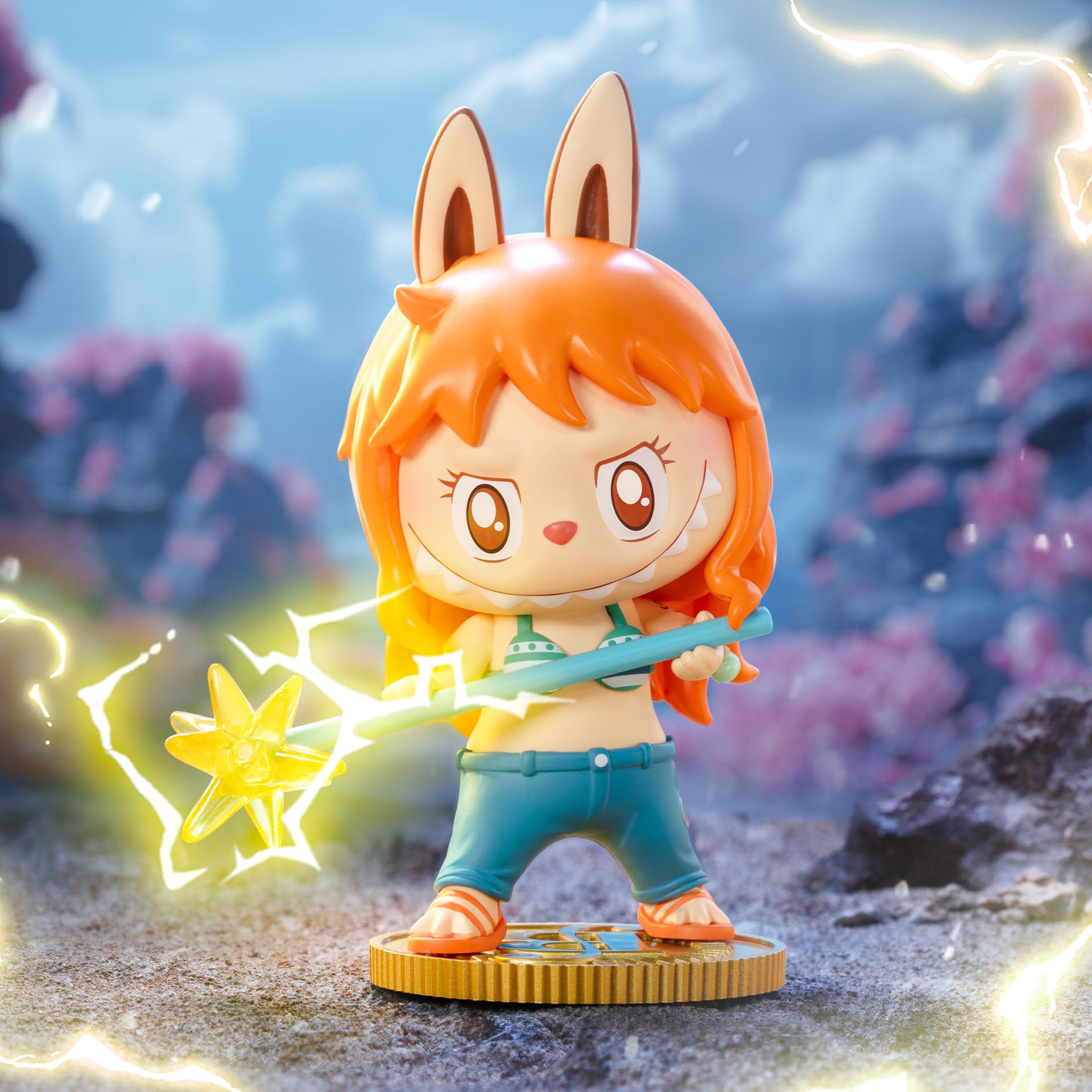 POP MART The Monsters × One Piece Series Figures Blind Box Figures, Random Design Action Figures Collectible Toys Home Decorations, Holiday Birthday Gifts for Girls and Boys, Single Box