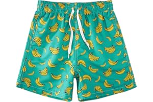 Cozople 7-16T Teen Boys Swim Trunks Quick Dry UPF 50+ Swimwear Bathing Suit for Big Boys Beach Swim Boards Shorts