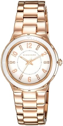 Giordano Analog White Dial Womens Watch - 2714-33