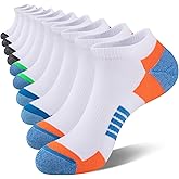 COOVAN 10 Pairs Mens Ankle Socks Men 10 Pack Low Cut Comfort Cushion Casual Socks