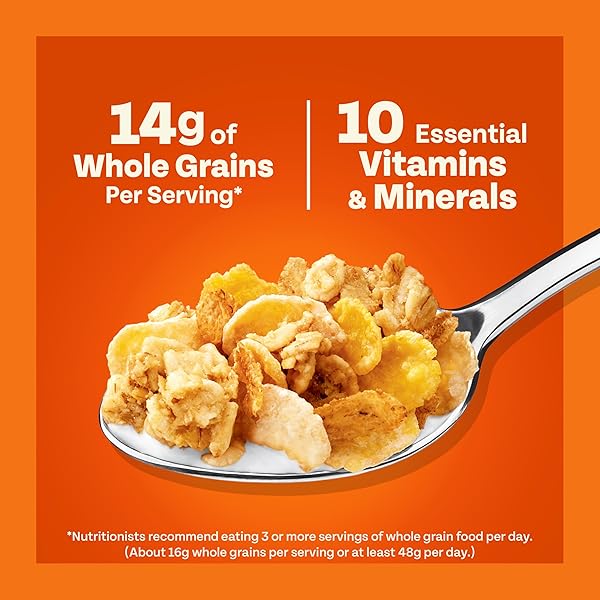 HONEY BUNCHES OF OATS HONEY ROASTED BREAKFAST CEREAL WITH OATS AND GRANOLA CLUSTERS, LOW FAT MADE WITH WHOLE GRAIN CEREAL, 12 OZ BOX