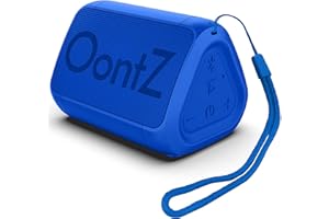 CAMBRIDGE SOUNDWORKS Angle Solo Portable Speaker - IPX5 Water-Resistant 5.0 Bluetooth Speaker with 100Ft Wireless Range and up to 10Hrs Playtime by OontZ (Blue)