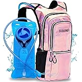 Sojourner Hydration Pack, Hydration Backpack - Water Backpack with 2l Hydration Bladder, Festival Essential - Rave Hydration Pack Hydropack Hydro for Hiking, Running, Biking, Festival Gear