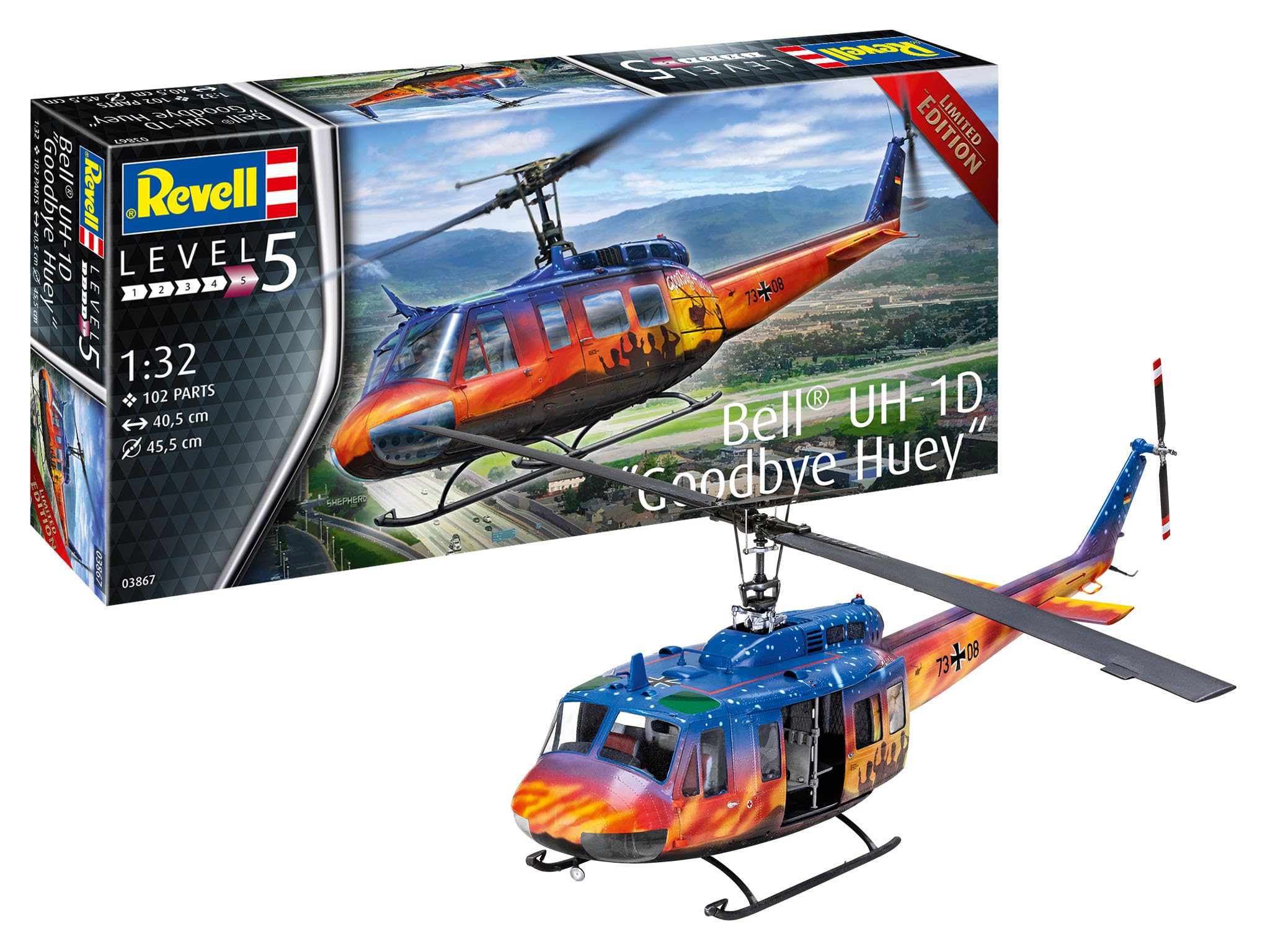 Bell UH-1D "Goodbye Huey" 1:32 Scale Model Kit
