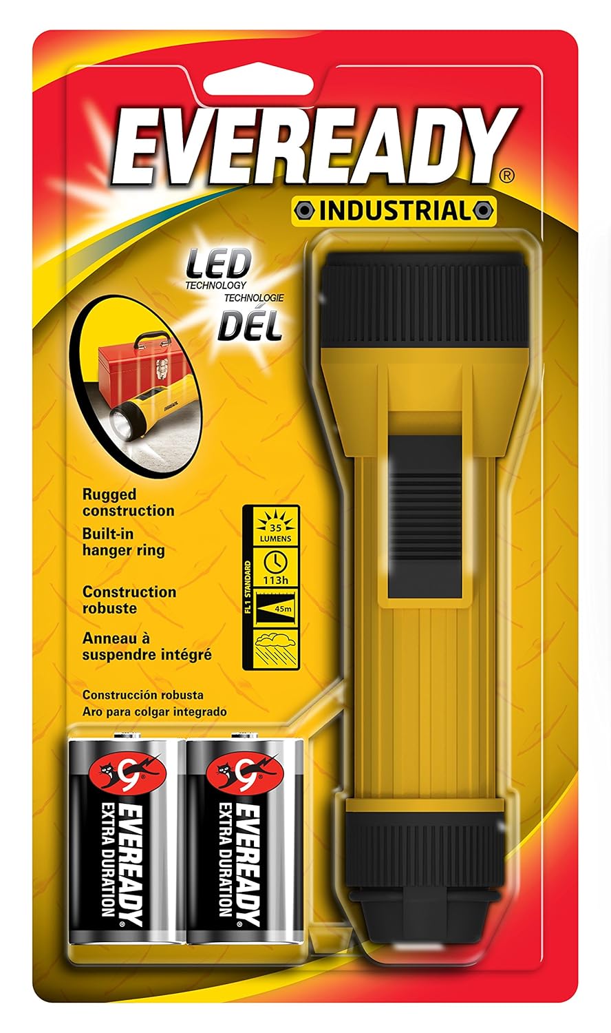 Flashlight 2D Led Ind Eveready