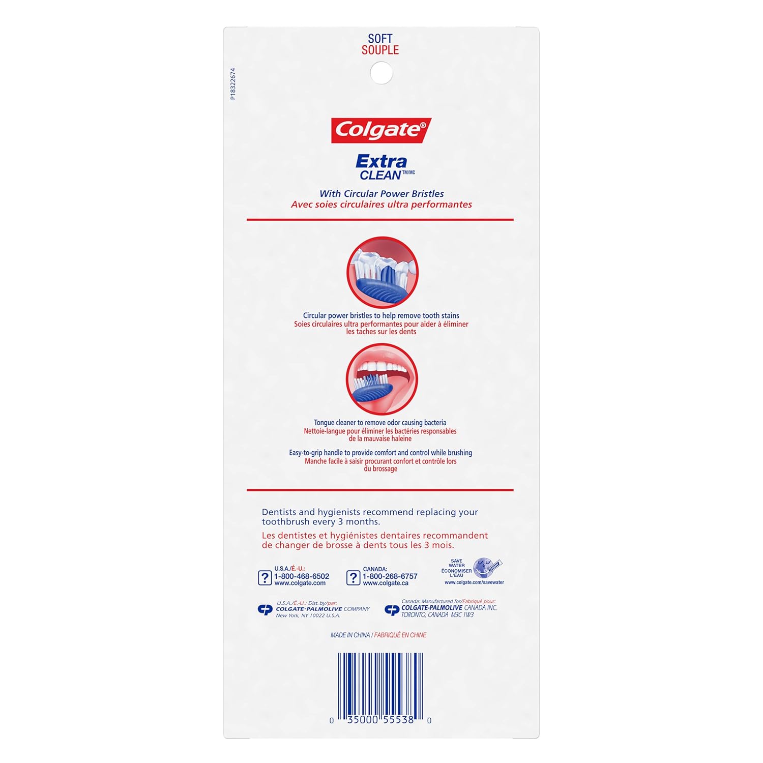 Colgate Extra Clean Full Head Toothbrush, Soft - 6 Count: Prime Pantry