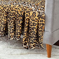 MACEVIA Flannel Fleece Twin Blanket for