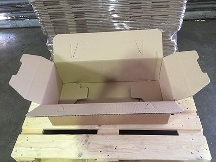 770 x 370 x 290 – 142 plegable caja Estable sobre palé: Amazon.es: Oficina y papelería