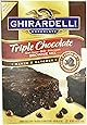 Ghirardelli Triple Chocolate Brownie Mix, Semi-Sweet, Milk, Bittersweet, 120 Ounce