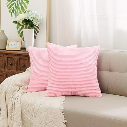 Amazon Com Natus Weaver 2 Sets Striped Corduroy Velvet Large Euro