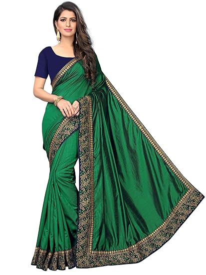Women's Sana Silk Saree With Blouse Piece