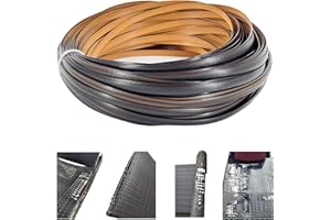 Laphivieh 480 Ft Wicker Repair Kit, Plastic Wicker Repair Supplies, Mixed Dark Brown, Synthetic Rattan Replacement Material for Patio Wicker Furniture Sofa Chair Repair