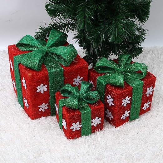 regalo navidenas con luces led