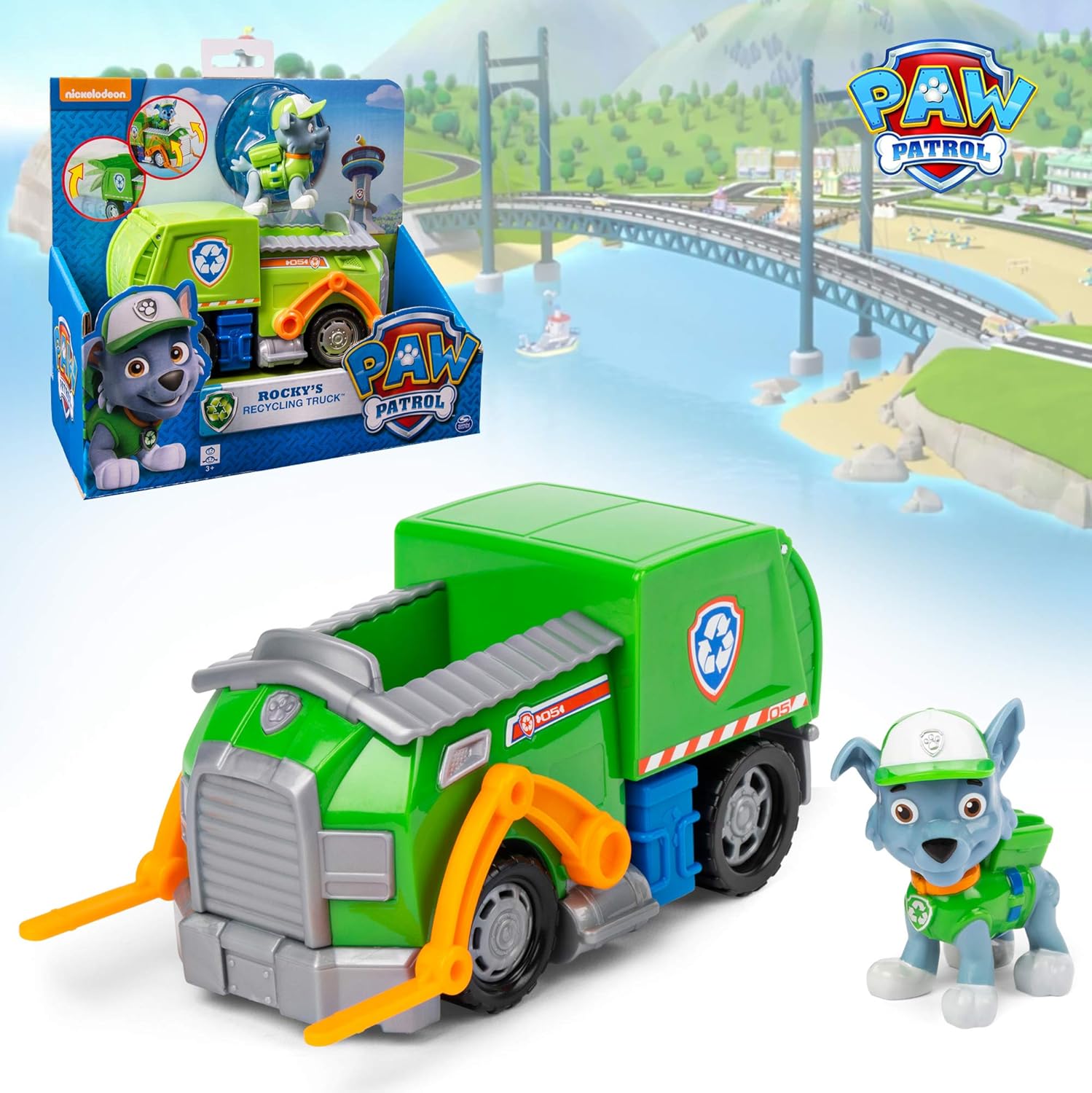paw patrol rocky basic vehicle