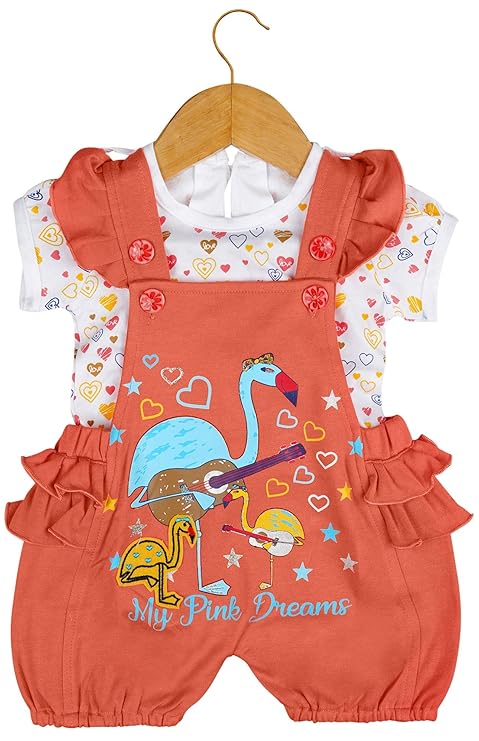 cotton dungarees baby girl