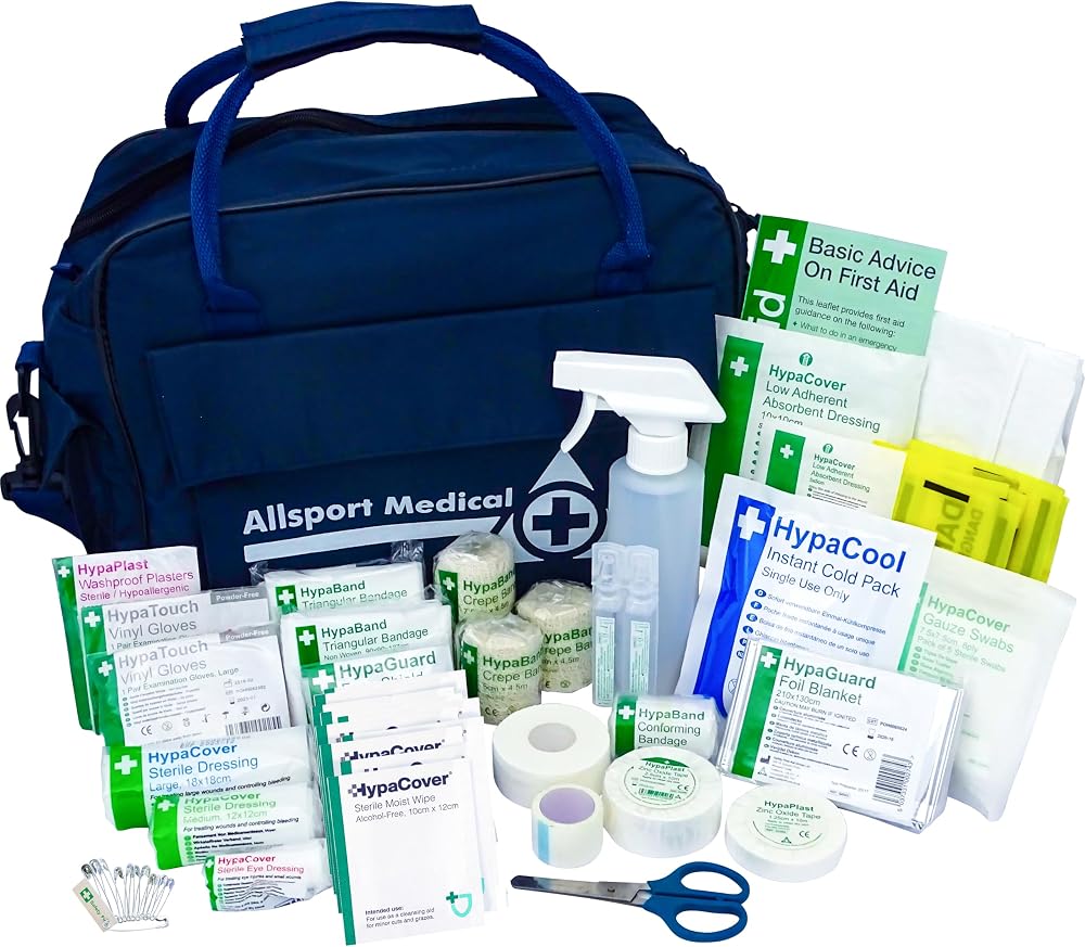Safety First Aid Group Sports First Aid Kit - Waterproof Holdall Bag