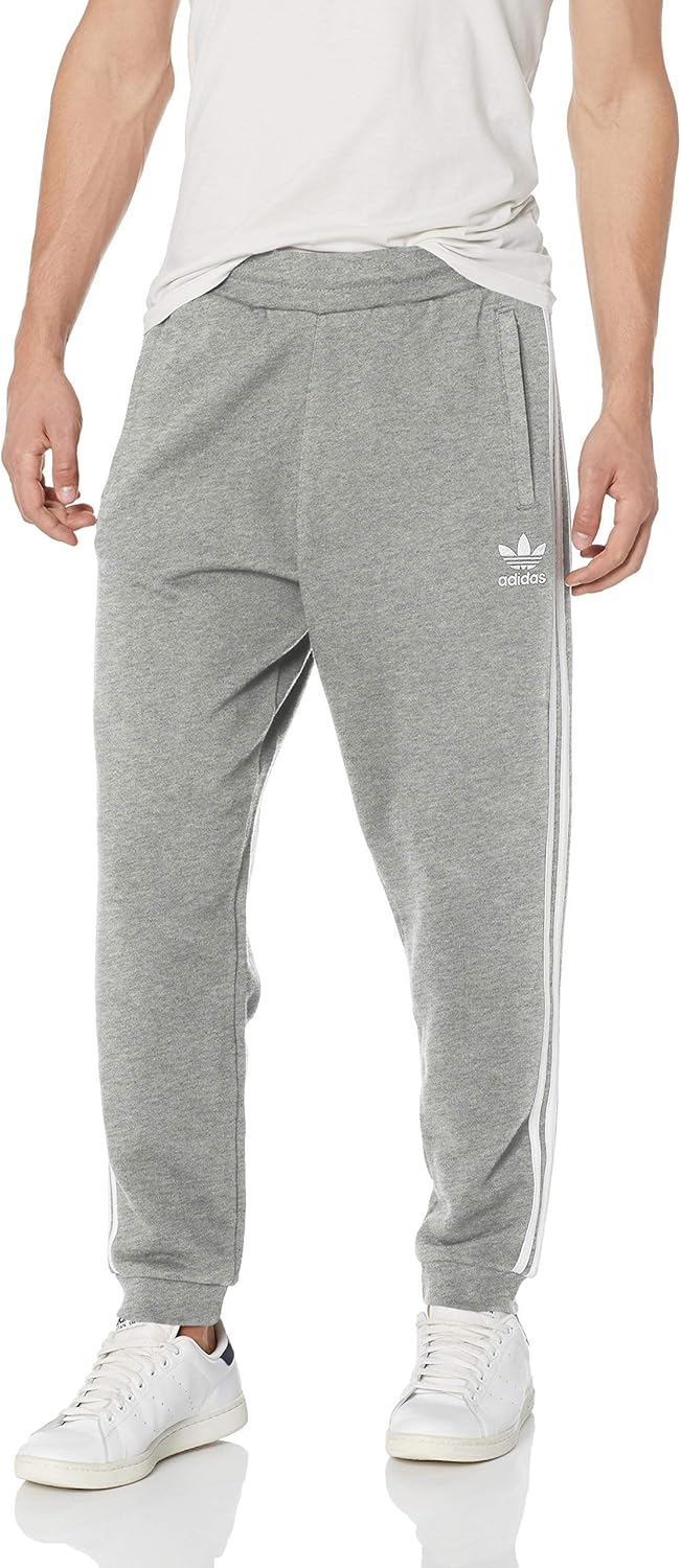 adidas 3 stripes pants grey