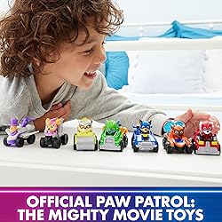 Paw Patrol: The Mighty Movie Toy Vehicle Set- 7 New