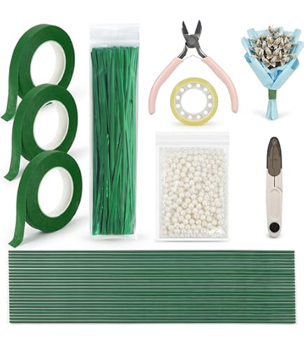Amazon.com: Panacea Cloth Covered Stem Wire 32 Gauge 18