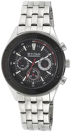 Octane Chronograph Black Dial Mens Watch -NK9324KM01M