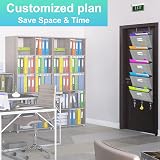 VERONLY Over the Door File Organizer 5 Large Pockets 50.39 Tall view 2