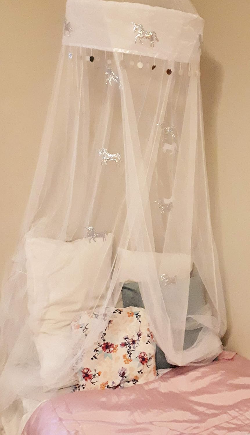 Unicorn Bed Canopy White Mosquito Net Curtains Unicorn Gift