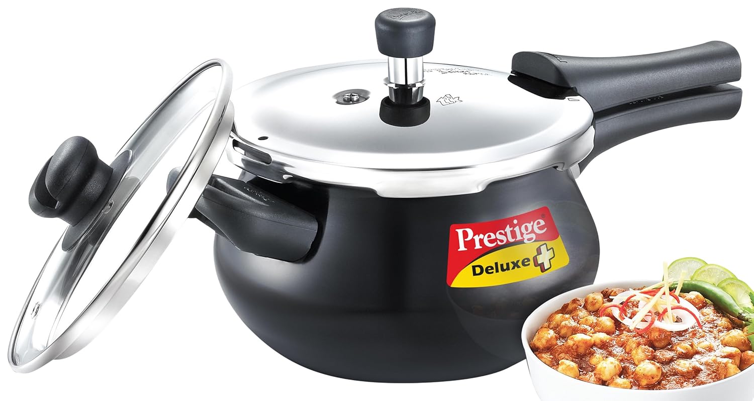 Buy Prestige Deluxe Duo Plus Induction Base Aluminium Pressure Cooker