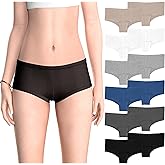 Sexy Basics Women’s Boyshort Boy Cut Style Cotton Stretch Panties | Multi Packs | Ultra-Soft Cotton Spandex Colors Underwear