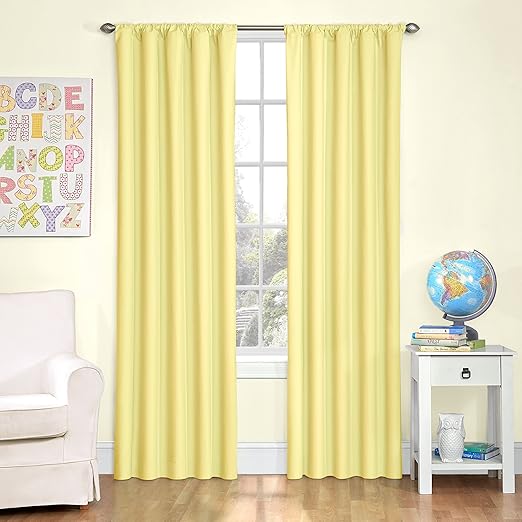 Amazon Com Eclipse Microfiber Thermal Insulated Single Panel Rod