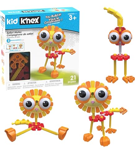 Amazon.com: Basic Fun Kid K'NEX | Zoomin' Buddies 20 Model | Kids
