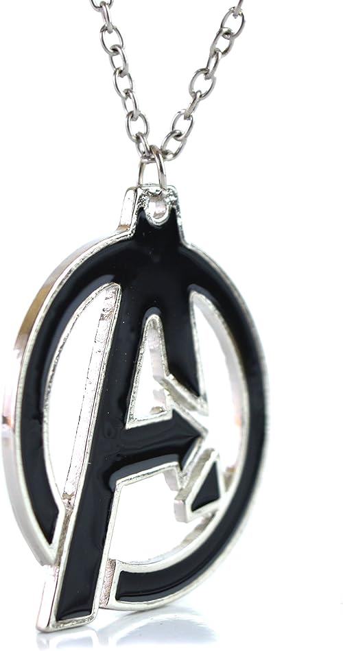 Beaux Bijoux Marvel Pendant Avengers Necklace The Avengers Logo