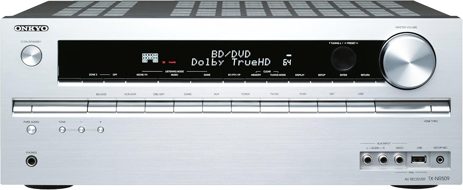 Onkyo TXNR509 5.1 AVReceiver (3D ready, AudioStreaming, iPhone/iPod