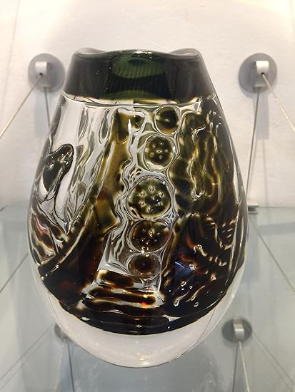 Orrefors Glass Vase Ariel Vase By Edvin Ohrstrom 1960 616 H