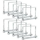 Pinailer Pack of 10 Trailer Pins &ndash; 2-3/4" x 1/4" (L x W) Trailer Hitch Pins | Featuring Shaft Locking Coupler Pins, PTO Pins and Lock Pins for Farm Trailers Towing, Lawn Equipment and Hitches