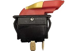 Milestock On-Off Lock Switch for Dewalt Rockwell Hitachi, Reliant, Performax, Dayton, Jet, Sears Craftsman Power Tools Planer Band Saw Drill Press Table Saw Grinder Sander D2751, UL Listed