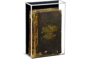 Better Display Cases Versatile Acrylic Display Case with Black Back Wall Mount 12.75" x 3.75" x 8.87" (A020-BB-VWM)