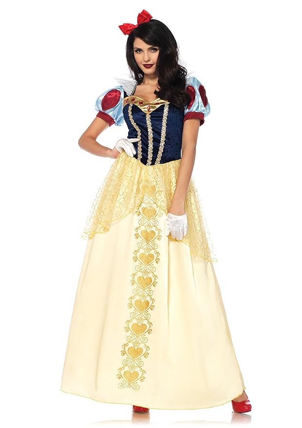 Leg Avenue 85573 2 teilig Set Schneewittchen Deluxe, Damen Karneval Kostüm Fasching, S, Mehrfarbig