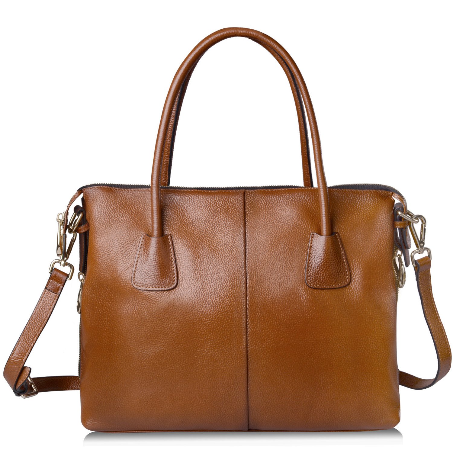 Jack&Chris®Women's Leather Tote Bag Handbag Large,WBDN008 Amazon.co.uk Luggage