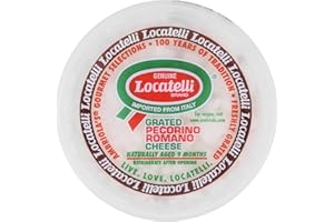 Locatelli Grated Pecorino Romano Cheese | Freshly Grated, Naturally Aged for 9 Months | 100 Years of Tradition | Product of I
