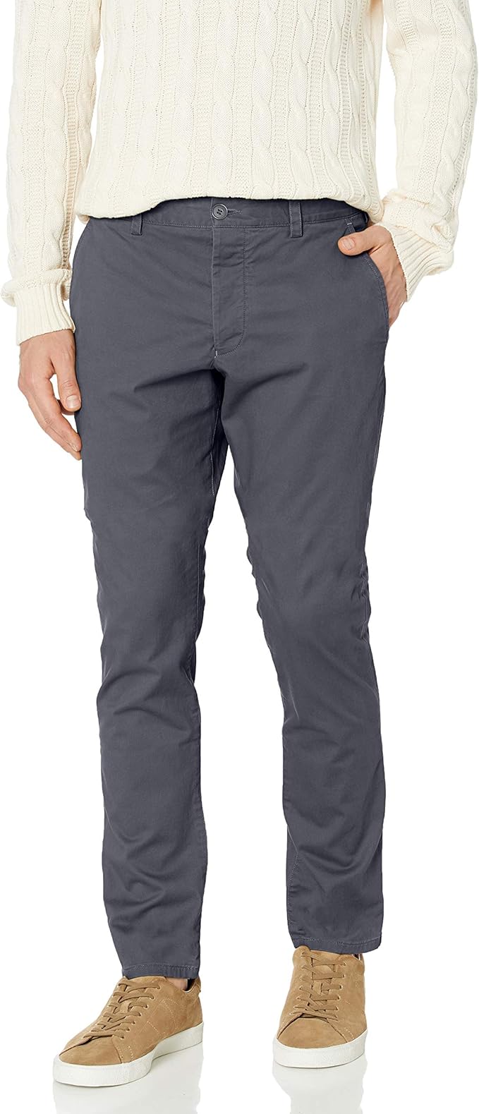 charcoal chino pants