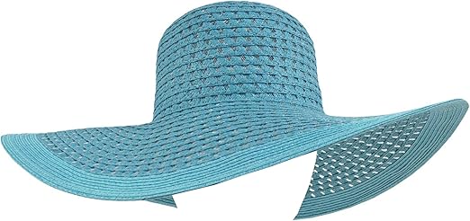 turquoise sun hat